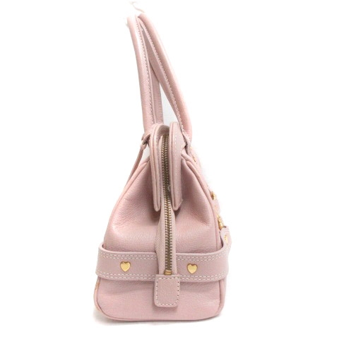 サマンサタバサ　レディース　ハンドバッグ サマンサタバサ Samantha Thavasa ハンドバッグ 型押し ハート ピンク