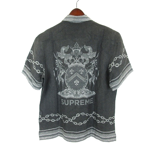 シュプリーム SUPREME 20SS Mosaic Silk S/S Shirt モザイク シルク 