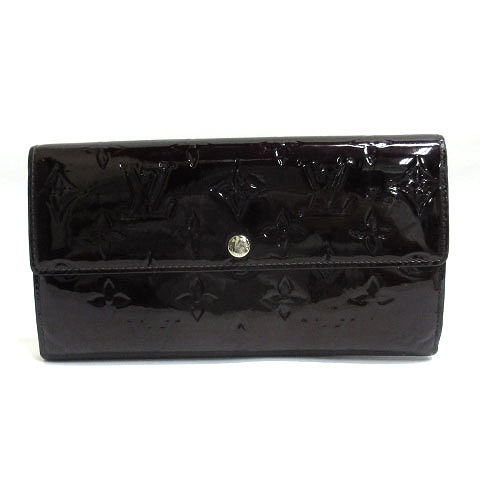 ルイヴィトン LOUIS VUITTON モノグラム ヴェルニ ポルトフォイユ サラ  