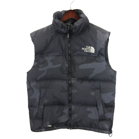 ザノースフェイス THE NORTH FACE ND01587 ヌプシ ダウン ベスト ロゴ 