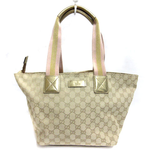 グッチ GUCCI 131230 GG柄 シェリーライン トートバッグ キャンバス 