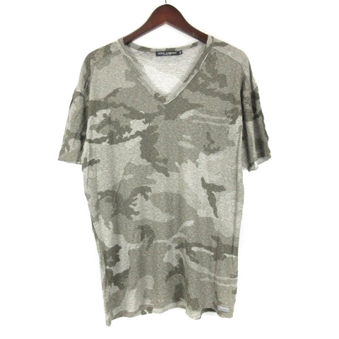 ドルチェ&ガッバーナ ドルガバ DOLCE&GABBANA Tシャツ カモフラ 半袖 
