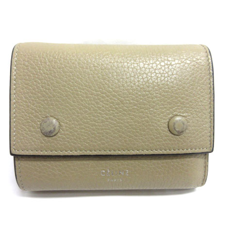 セリーヌ CELINE スモールフォールデッド マルチファンクション 三  