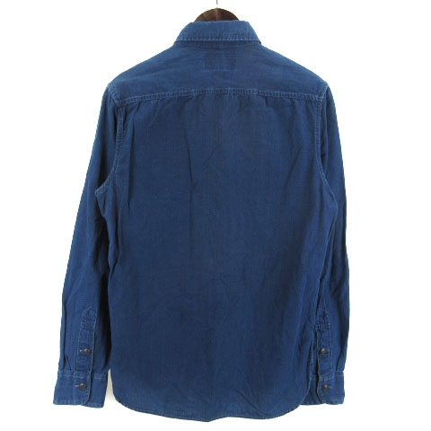 ダブルアールエル RRL デニムシャツ ハーフボタン プルオーバー 長袖