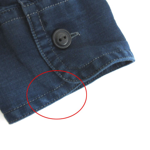 ダブルアールエル RRL デニムシャツ ハーフボタン プルオーバー 長袖