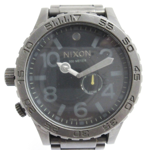 ニクソン NIXON 腕時計 クォーツ 防水 THE 51-30 黒文字盤 メンズ 016 