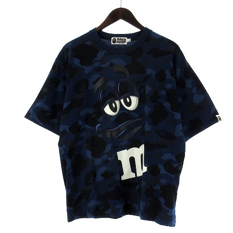 アベイシングエイプ A BATHING APE M＆M's Tシャツ 半袖 迷彩 コットン
