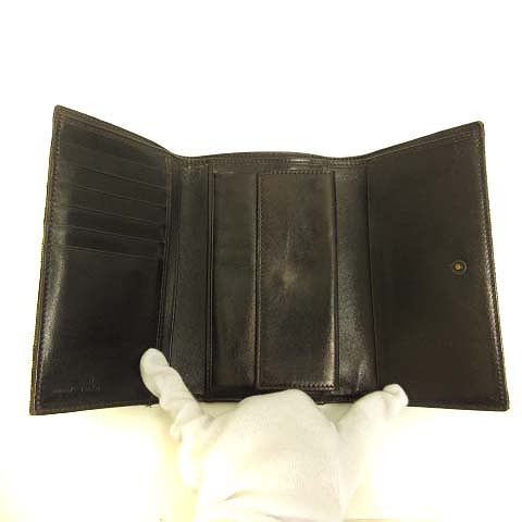 フェンディ FENDI ズッカ柄 三つ折り財布 2270 8M0011 ブラウン