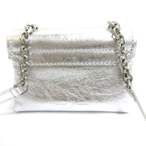 オフホワイト OFF WHITE バインダー クリップ ショルダーバッグ 