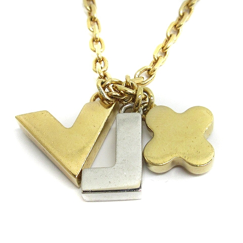 ルイヴィトン LOUIS VUITTON パンダンティフ ラブレターズ ネックレス 