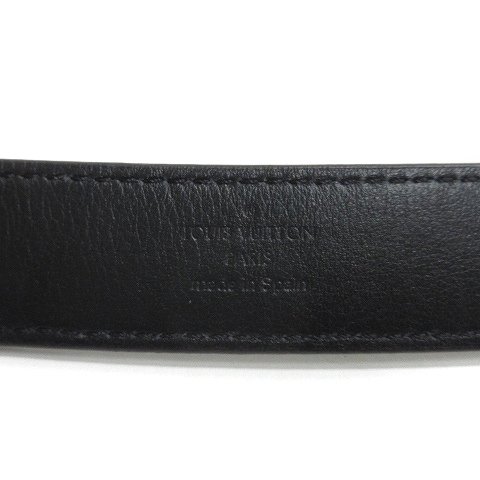 サンチュール・マルティエ 25MM ブラック 85cm ルイヴィトン LOUIS VUITTON モノグラム サンチュール