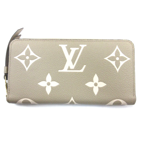 ルイヴィトン LOUIS VUITTON 美品 ジッピーウォレット バイカラー 
