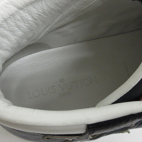 ルイヴィトン LOUIS VUITTON ハイカット レザー スニーカー ロゴ