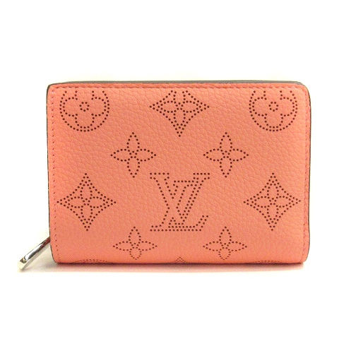 ルイヴィトン LOUIS VUITTON 美品 マヒナ ポルトフォイユ・クレア 二 