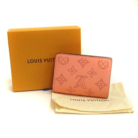 ルイヴィトン LOUIS VUITTON 美品 マヒナ ポルトフォイユ・クレア 二  