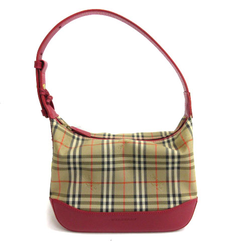 バーバリー BURBERRY ノバチェック ワンショルダー ハンド バッグ 