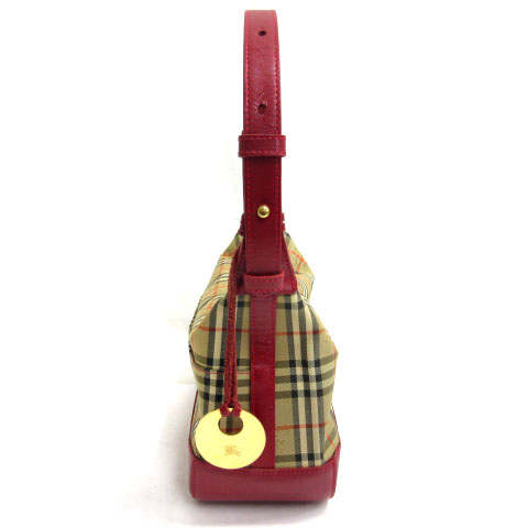 バーバリー BURBERRY ノバチェック ワンショルダー ハンド バッグ 