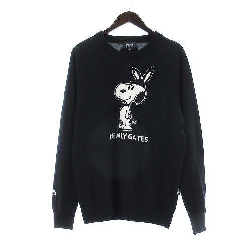 パーリーゲイツ PEARLY GATES 20年製 ニット セーター 長袖 スヌーピー  