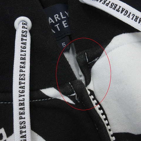 パーリーゲイツ PEARLY GATES パーカー ジップアップ 長袖 ニャロメ 総