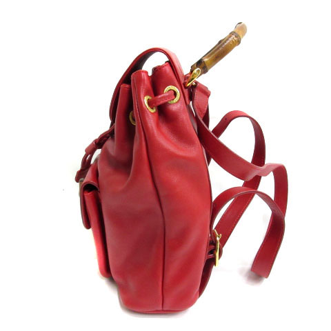 グッチ GUCCI バンブー ターンロック ミニ リュックサック バック 