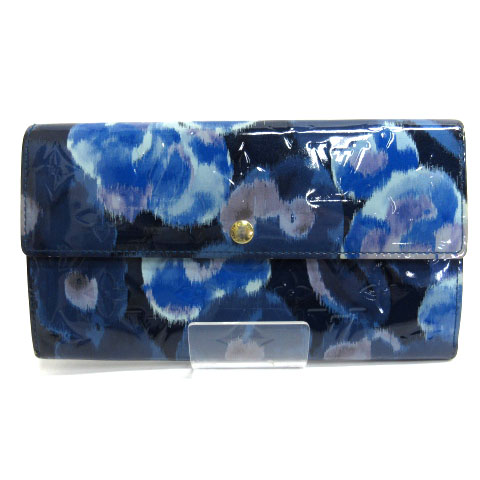 ルイヴィトン LOUIS VUITTON ポルトフォイユ サラ モノグラム ヴェルニ  