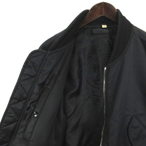 バーバリー BURBERRY MA-1 ボンバージャケット ブルゾン 中わた ジップ 