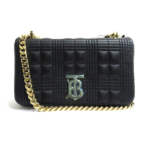 未使用品 バーバリー BURBERRY キルティング ローラ ショルダーバッグ