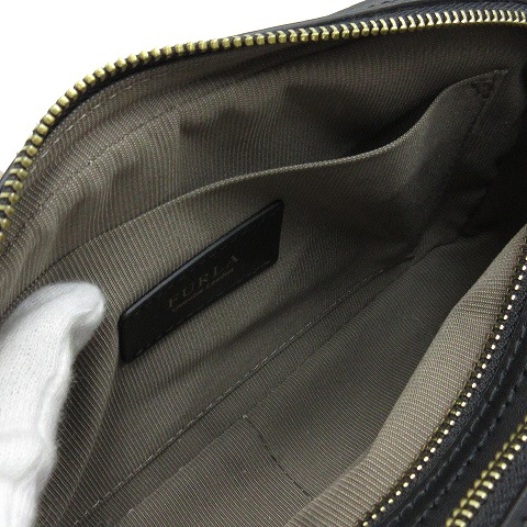 フルラ FURLA カメラバッグ ショルダー ロゴ レザー EBJ8-Y15 ブラック  