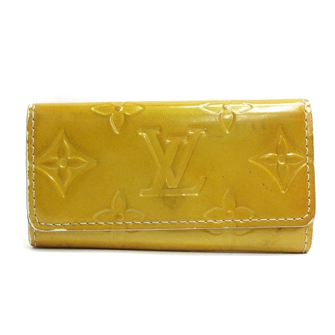 ルイヴィトン LOUIS VUITTON ミュルティクレ4 モノグラム ヴェルニ 