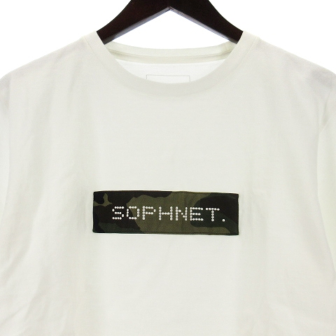 ソフネット SOPHNET. 19SS CAMOUFLAGE BOX LOGO TEE Tシャツ 半袖 