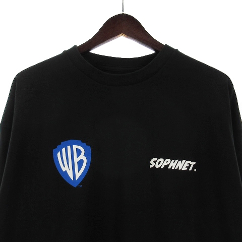 SOPHNET. × LOONEY TUNES / 長袖Tシャツ/XL/コットン/BLK/SOPH-230107 未使用品 ソフネット SOPHNET. LOONEY TUNES L/S BAGGY TEE ワーナー