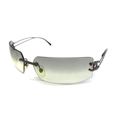 シャネル CHANEL サングラス スクエア ココマーク 縁なし アイウェア  