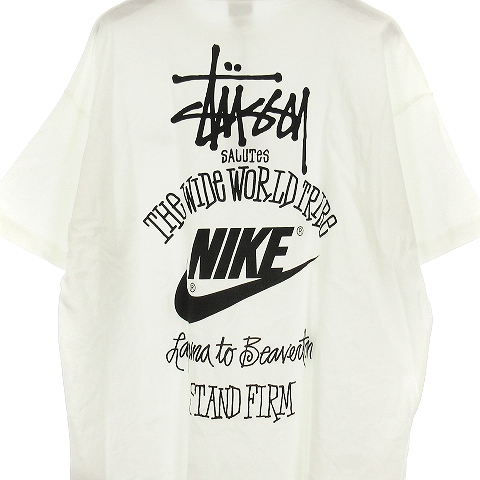 未使用品 ナイキ NIKE × STUSSY ステューシー コラボ 23SS プリント T 