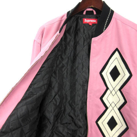 Supreme Diamond Rayon Bomber Jacket ブラック（supreme Diamond 