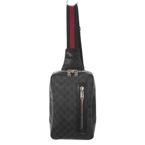 グッチ GUCCI ソフト GGスプリーム スリングバックパック ボディ 