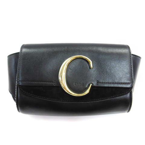 クロエ CHLOE CHLOE C レザー ボディバッグ ショルダーバッグ ブラック 