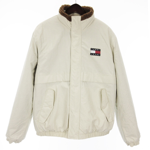 トミー TOMMY JEANS リバーシブル フリース ジャケット ボアブルゾン 