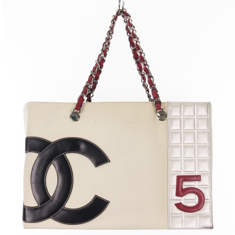 シャネル CHANEL ココマーク No.5 チョコバー トートバッグ  