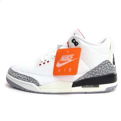 未使用品 ナイキ NIKE タグ付き 23年 Air Jordan 3 Retro White Cement 