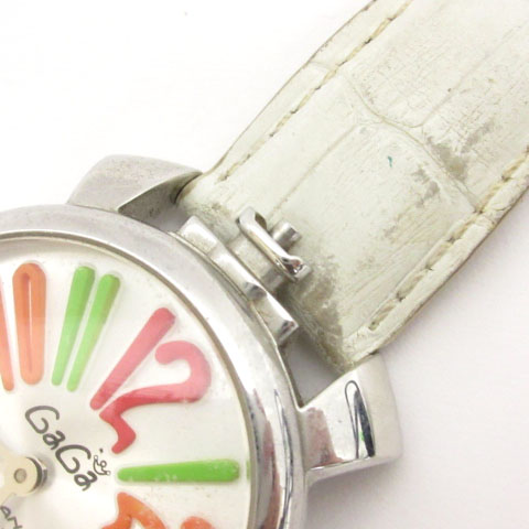 ガガミラノ GaGa MILANO マヌアーレ 48MM 腕時計 手巻き 裏スケルトン 