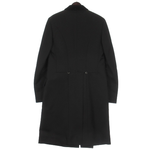 グッチ GUCCI ダブル ロング コート 227U05 ブラック 44R メンズ 016 