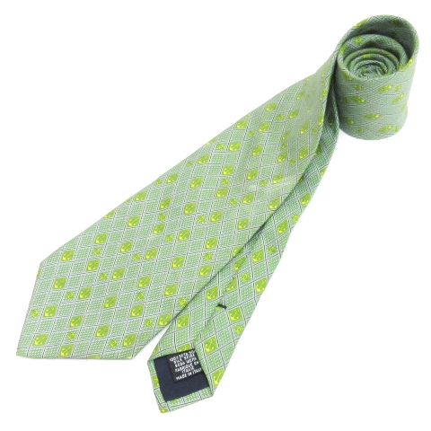 シャネル CHANEL ココマーク ネクタイ ワイド 総柄 シルク