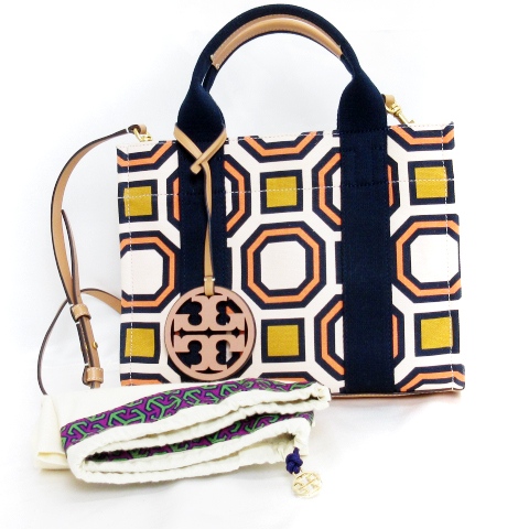 Tory Burch トリーバーチ トートバッグ オクタゴン ジオメトリック柄