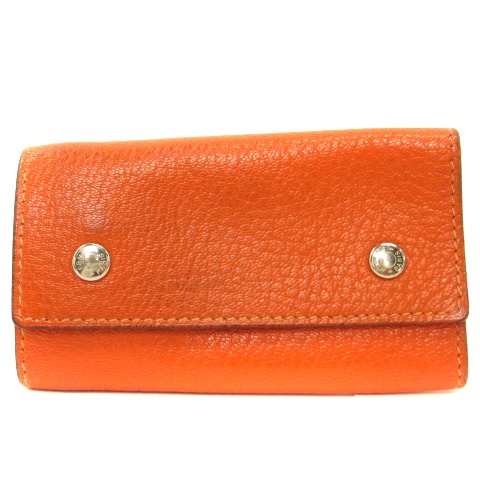 エルメス HERMES エテュイ クレ6 キーケース 6連 □D刻印