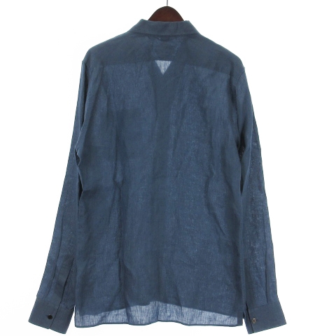Sale【Vintage】 Hermesシャツ ブルー フランス製 エルメス Sale【Vintage】 Hermesシャツ ブルー フランス製 エルメス