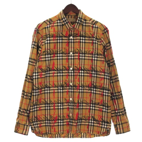 バーバリー BURBERRY スクリブルチェック シャツ 長袖 ノバチェック 