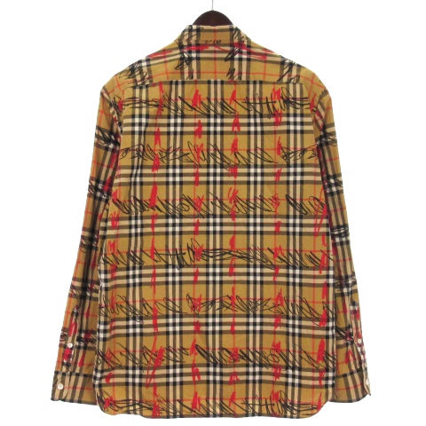 バーバリー BURBERRY スクリブルチェック シャツ 長袖 ノバチェック 