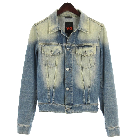 ワイスリー Y-3 ヨウジヤマモト デニム ジャケット タイト USED加工  
