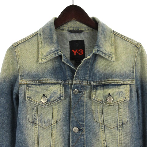 ワイスリー Y-3 ヨウジヤマモト デニム ジャケット タイト USED加工 