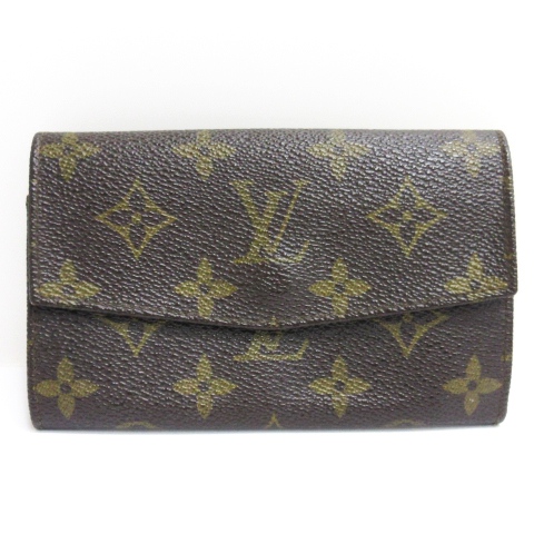 ルイヴィトン LOUIS VUITTON モノグラム ヴィンテージ フラップ 財布 